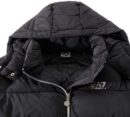 (W) EMPORIO ARMANI EA7 黑色印花連帽棉質外套 SS24. 6RTB09-TNDAZ-0200 Purchase (W) EMPORIO ARMANI EA7 黑色印花連帽棉質外套 SS24. 6RTB09-TNDAZ-0200