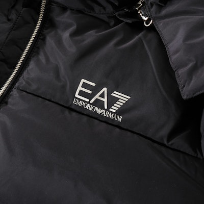 (W) EMPORIO ARMANI EA7 黑色印花連帽棉質外套 SS24. 6RTB09-TNDAZ-0200 Sizing (W) EMPORIO ARMANI EA7 黑色印花連帽棉質外套 SS24. 6RTB09-TNDAZ-0200