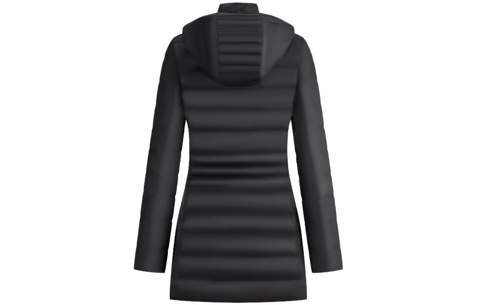 Lookbook (W) EMPORIO ARMANI EA7 黑色LOGO印花連帽棉外套 FW23. 6RTK01-TN88Z-0200