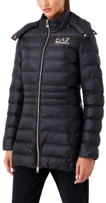 (W) EMPORIO ARMANI EA7 黑色LOGO印花連帽棉外套 FW23. 6RTK01-TN88Z-0200 Details for (W) EMPORIO ARMANI EA7 黑色LOGO印花連帽棉外套 FW23. 6RTK01-TN88Z-0200