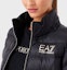 Sizing (W) EMPORIO ARMANI EA7 黑色LOGO印花連帽棉外套 FW23. 6RTK01-TN88Z-0200
