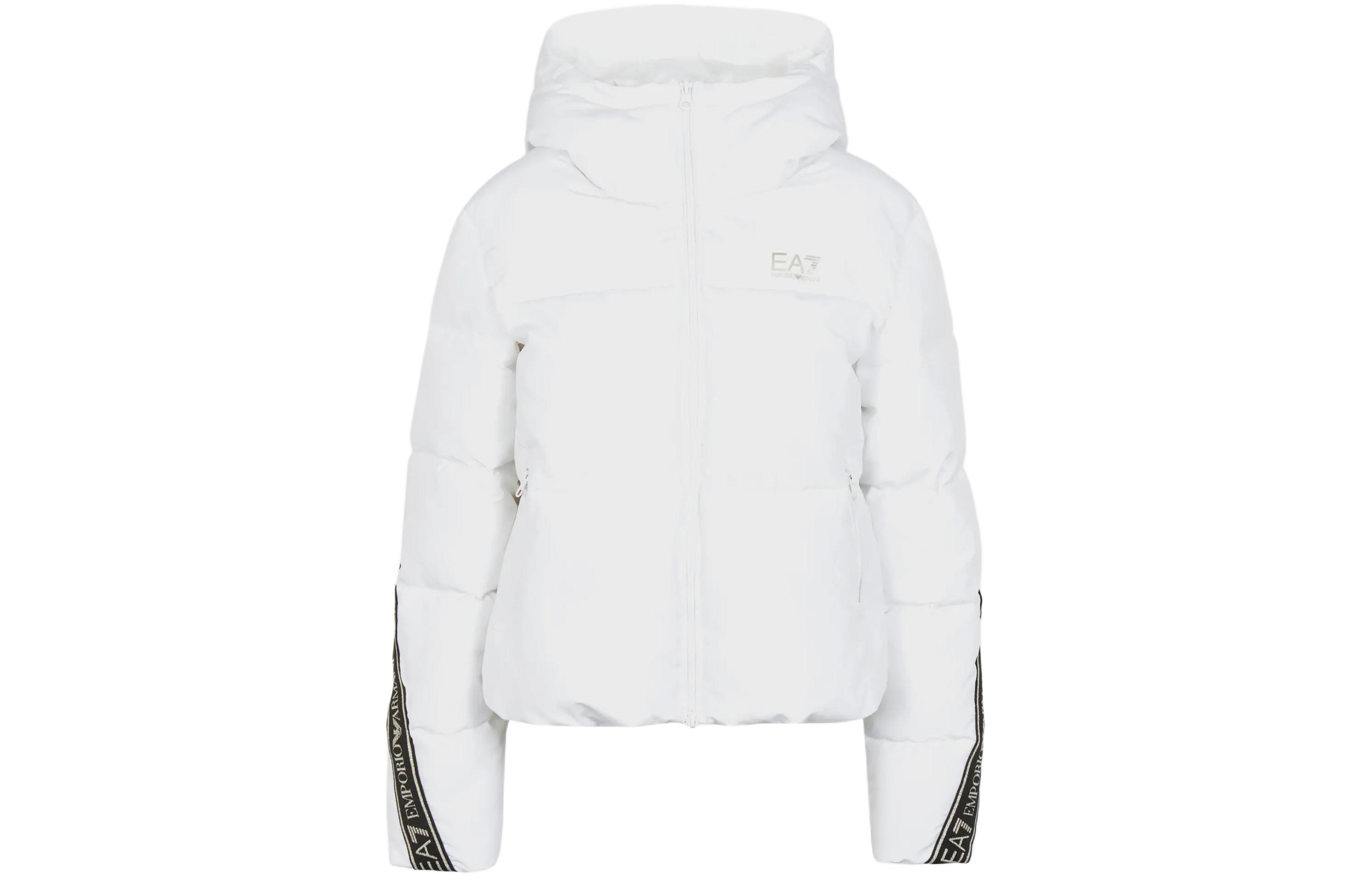 Details for (W) EMPORIO ARMANI EA7 黑色標誌連帽外套 - 休閒運動服裝 6RTB25-TN8AZ-1200