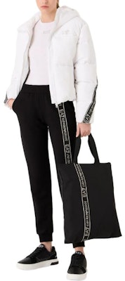 (W) EMPORIO ARMANI EA7 黑色標誌連帽外套 - 休閒運動服裝 6RTB25-TN8AZ-1200 Cheap (W) EMPORIO ARMANI EA7 黑色標誌連帽外套 - 休閒運動服裝 6RTB25-TN8AZ-1200