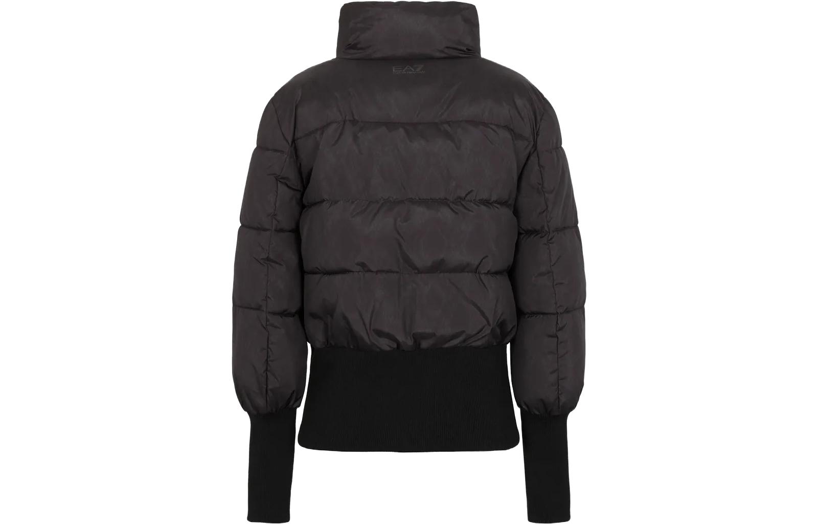 (Women) EMPORIO ARMANI EA7  Black Solid Color Long-Sleeve Cotton Jacket 6RTB03-TNF8Z-12238 圖 3