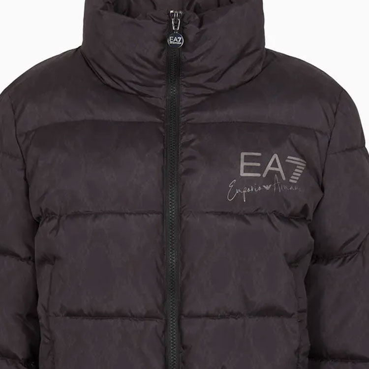 (Women) EMPORIO ARMANI EA7  Black Solid Color Long-Sleeve Cotton Jacket 6RTB03-TNF8Z-12238 圖 6