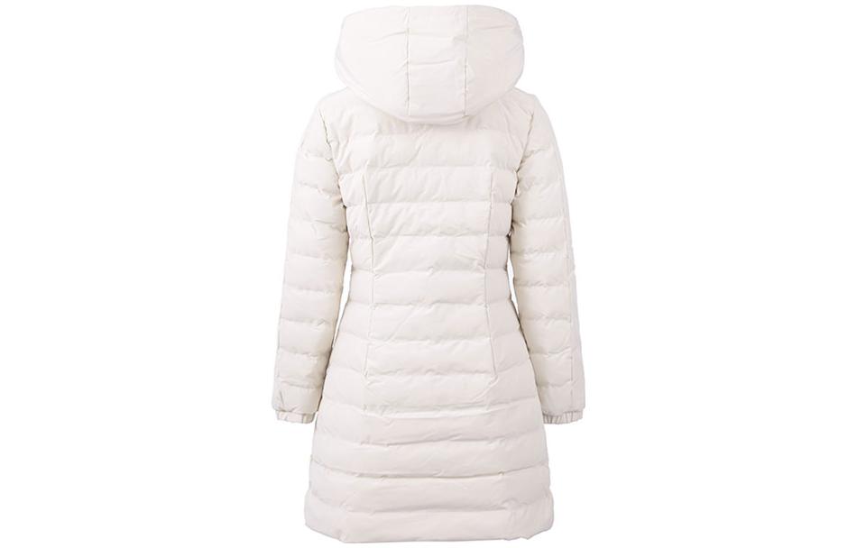 Lookbook (W) エンポリオアルマーニ EA7 フード付きコットンコート ロゴプリント ベージュ アウター 6LTL01-TN5VZ-0720