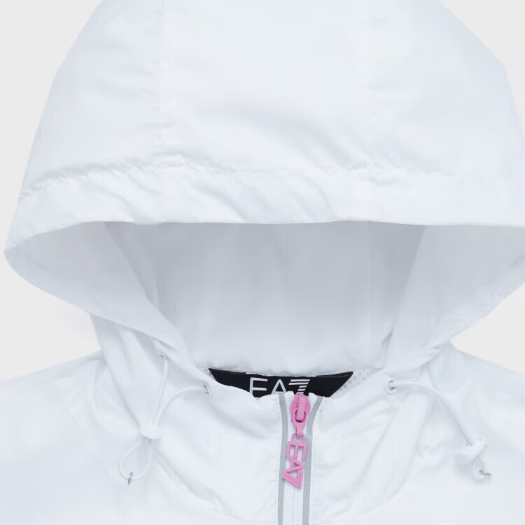 Details for (W) エンポリオアルマーニEA7 ホワイトロゴ フーディジャケット 長袖 カジュアル SS24 3DTB11-TNBCZ-1100