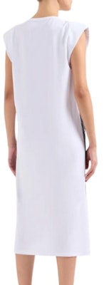 (W) 엠포리오 아르마니 EA7 화이트 로고 프린트 크루넥 미디 티셔츠 원피스. 3DTA61-TJ6SZ-1100 Shop (W) 엠포리오 아르마니 EA7 화이트 로고 프린트 크루넥 미디 티셔츠 원피스. 3DTA61-TJ6SZ-1100