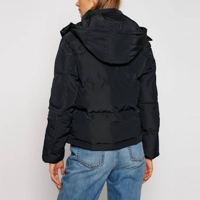 (W) EMPORIO ARMANI EA7 黑色可拆卸连帽棉夹克 6HTB02-TN8AZ-1200 Purchase (W) EMPORIO ARMANI EA7 黑色可拆卸连帽棉夹克 6HTB02-TN8AZ-1200