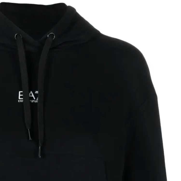 (Women) Emporio Armani EA7 Black Hoodie with Logo Print 6RTM05-TJCQZ-0200 圖 4