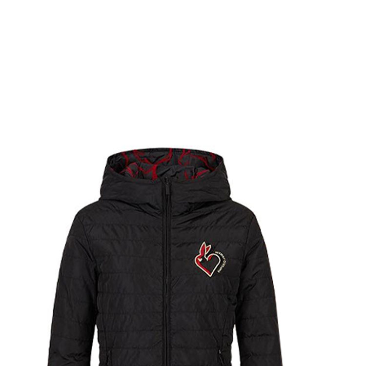 Details for (W) Emporio Armani EA7 FW22 雙面兔刺繡連帽外套 黑色 3R2B96-2NFAZ-0999