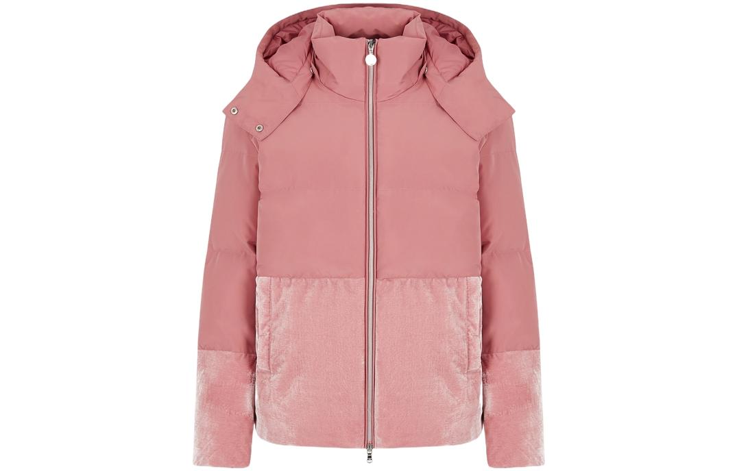 (Women) Emporio Armani EA7 FW22 Patchwork Detachable Hood Pink Jacket Women. 6LTB20-TN8AZ-1438 圖 2
