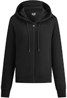 (Women) Emporio Armani EA7 FW23 Black Solid Hoodie Zip Jacket 6RTM28-TJPLZ-0200 (Women) Emporio Armani EA7 FW23 Black Solid Hoodie Zip Jacket 6RTM28-TJPLZ-0200