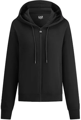 (W) Emporio Armani EA7 FW23 Jaket Hoodie Zip Hitam Solid 6RTM28-TJPLZ-0200 Order (W) Emporio Armani EA7 FW23 Jaket Hoodie Zip Hitam Solid 6RTM28-TJPLZ-0200