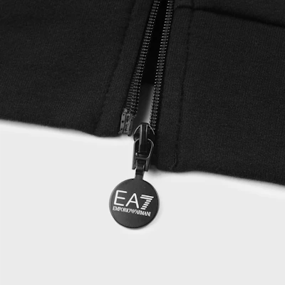 (W) Emporio Armani EA7 FW23 Jaket Hoodie Zip Hitam Solid 6RTM28-TJPLZ-0200 Purchase (W) Emporio Armani EA7 FW23 Jaket Hoodie Zip Hitam Solid 6RTM28-TJPLZ-0200