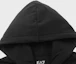 Sizing (W) Emporio Armani EA7 FW23 Jaket Hoodie Zip Hitam Solid 6RTM28-TJPLZ-0200