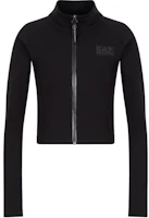 (Women) Emporio Armani EA7 Slim Fit Black Jacket - SS22 Collection 3LTM33-TJBNZ-1200 (Women) Emporio Armani EA7 Slim Fit Black Jacket - SS22 Collection 3LTM33-TJBNZ-1200