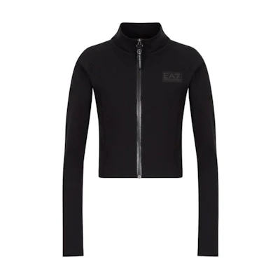 (Women) Emporio Armani EA7 Slim Fit Black Jacket - SS22 Collection 3LTM33-TJBNZ-1200