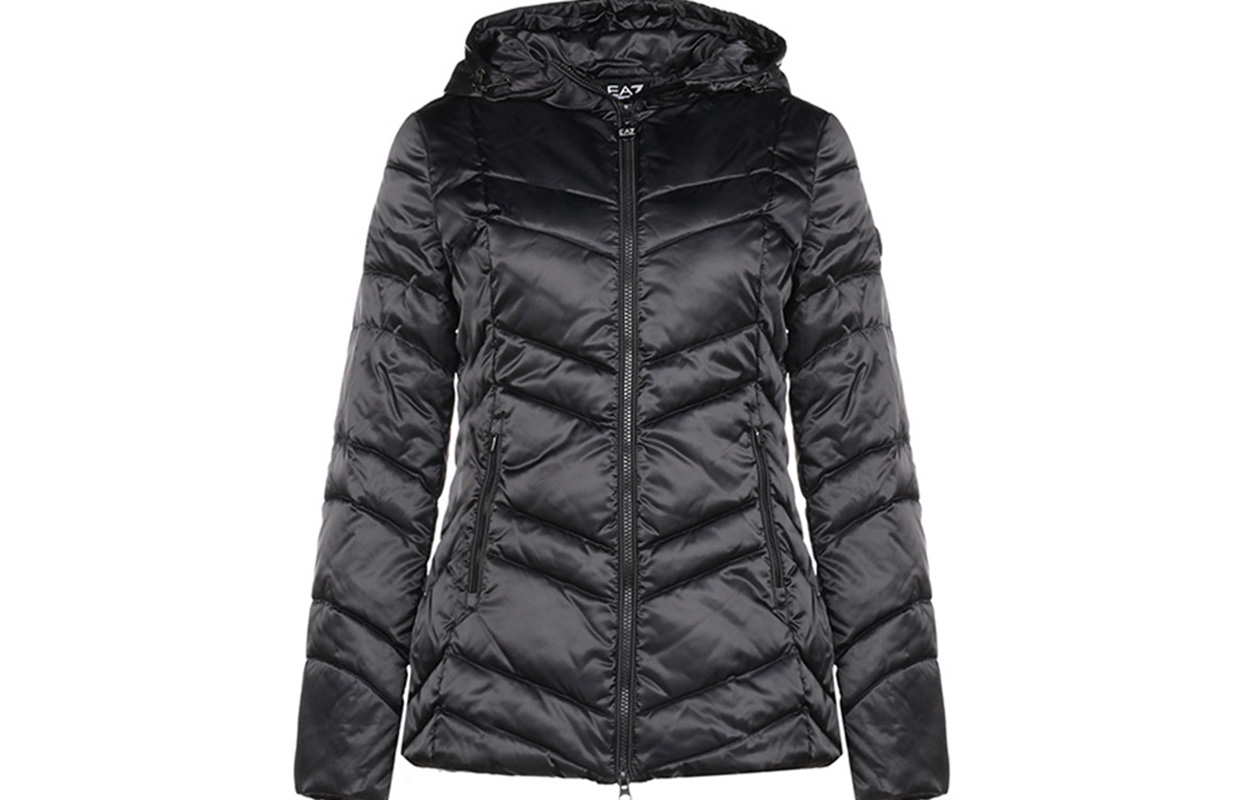 (Women) Emporio Armani EA7 Slim Hooded Down Winter Jacket Black 6HTB03-TN05Z-1200 圖 2