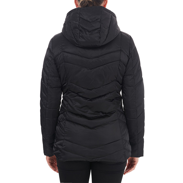 (Women) Emporio Armani EA7 Slim Hooded Down Winter Jacket Black 6HTB03-TN05Z-1200 圖 6