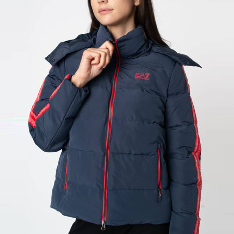 (Women) Emporio Armani EA7 Winter Hooded Jacket - Night Blue 6HTB05-TN8AZ-1543 圖 4