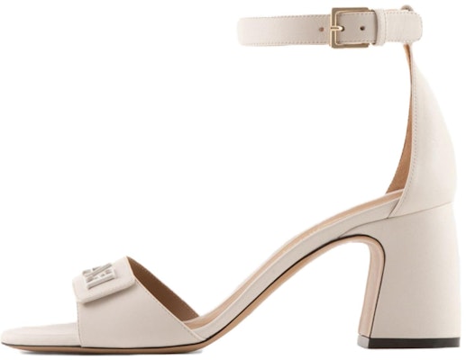 (Women) Emporio Armani EA Leather 'Milk White Buckle Block Heel' X3P817XF271100395 Buy (Women) Emporio Armani EA Leather 'Milk White Buckle Block Heel' X3P817XF271100395