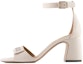 Buy (W) Emporio Armani EA Kulit 'Milk White Buckle Block Heel' X3P817XF271100395