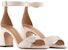 (W) Emporio Armani EA Kulit 'Milk White Buckle Block Heel' X3P817XF271100395