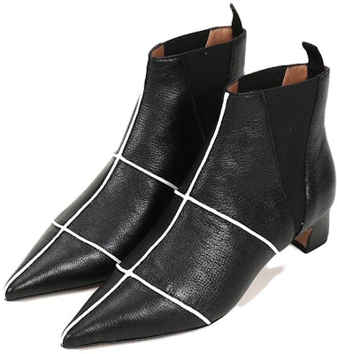 (W) Bota Tobillera de Tela y Cuero Emporio Armani 'Negro y Blanco' X3M311XM593K001 Lookbook (W) Bota Tobillera de Tela y Cuero Emporio Armani 'Negro y Blanco' X3M311XM593K001