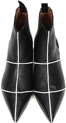 (W) Bota Tobillera de Tela y Cuero Emporio Armani 'Negro y Blanco' X3M311XM593K001 Shop (W) Bota Tobillera de Tela y Cuero Emporio Armani 'Negro y Blanco' X3M311XM593K001