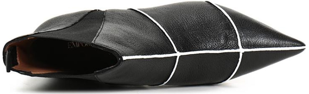 (W) Bota Tobillera de Tela y Cuero Emporio Armani 'Negro y Blanco' X3M311XM593K001 Purchase (W) Bota Tobillera de Tela y Cuero Emporio Armani 'Negro y Blanco' X3M311XM593K001