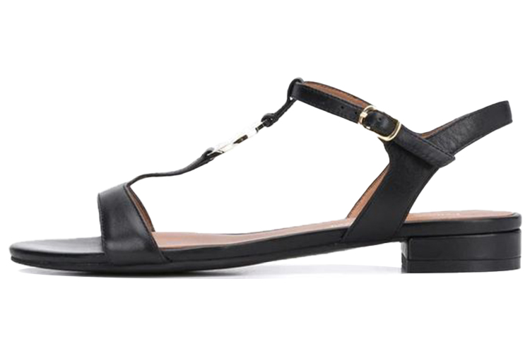 (Women) Emporio Armani Flat Sandal 'Simple Fashion Black' X3P640XF43800002