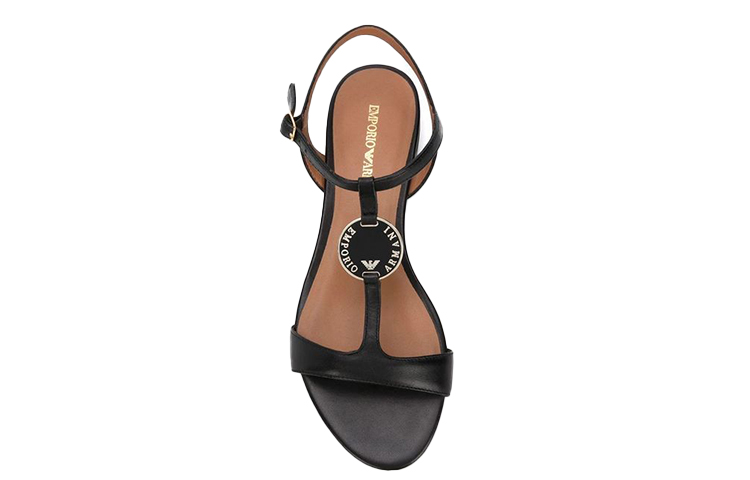 Lookbook (Women) Emporio Armani Flat Sandal 'Simple Fashion Black' X3P640XF43800002