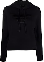 (Women) Emporio Armani FW21 Black Logo Embroidered Hoodie. 6K2M7L-2JRGZ-0999 (Women) Emporio Armani FW21 Black Logo Embroidered Hoodie. 6K2M7L-2JRGZ-0999