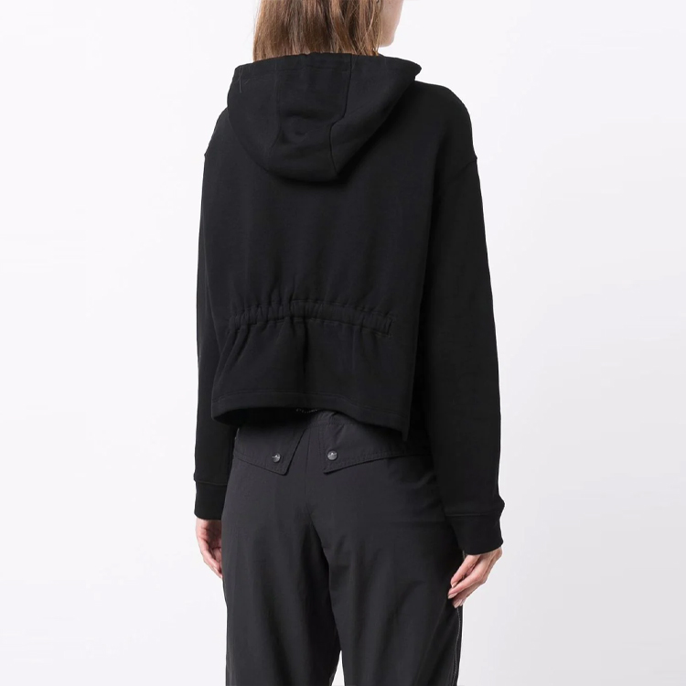 Purchase (W) エンポリオアルマーニ FW21 ブラック ロゴ刺繍入りパーカー. 6K2M7L-2JRGZ-0999