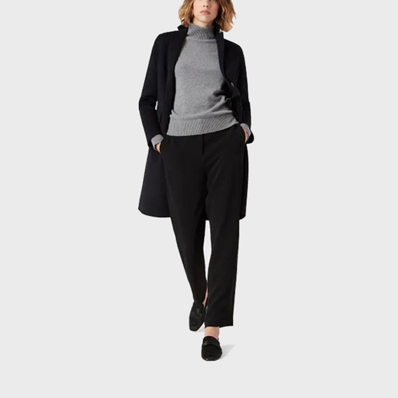 (Women) Emporio Armani FW21 Cashmere Turtleneck Knit Sweater Gray. 8N2MW2-2MA1Z-0657 圖 6