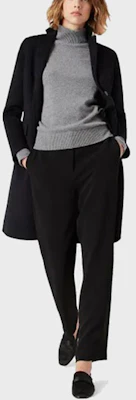 (Women) Emporio Armani FW21 Cashmere Turtleneck Knit Sweater Gray. 8N2MW2-2MA1Z-0657 Details for (Women) Emporio Armani FW21 Cashmere Turtleneck Knit Sweater Gray. 8N2MW2-2MA1Z-0657