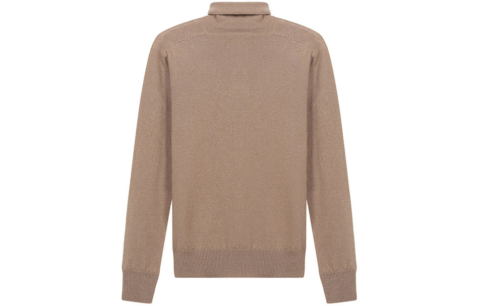 Lookbook (W) Emporio Armani FW21 羊絨高領毛衣 棕色米色款式 8N2MW2-2MA1Z-0137