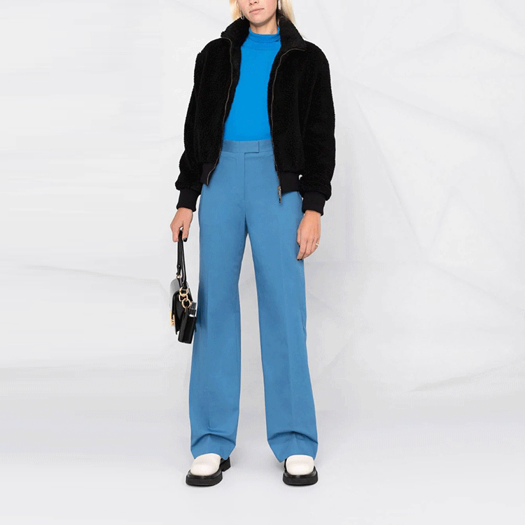 Shop (W) エンポリオアルマーニ FW21 フェイクファー アビエータージャケット ブラック 6K2B95-2N9LZ-0999