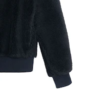 Sizing (Women) Emporio Armani FW21 Faux Fur Aviator Jacket Black 6K2B95-2N9LZ-0999