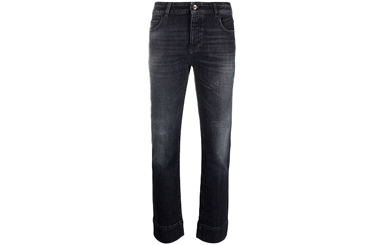 (Women) Emporio Armani FW21 Mid-Rise Straight Jeans Smoke Black 6K2J45-2DJ0Z-0005 圖 2