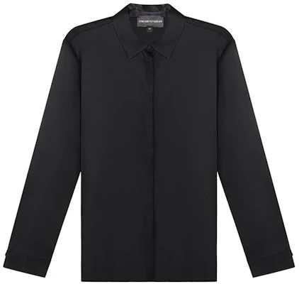 (W) Camisa Negra Emporio Armani FW21 de Seda Manga Larga 8N2C39-2NXXZ-0999 Buy (W) Camisa Negra Emporio Armani FW21 de Seda Manga Larga 8N2C39-2NXXZ-0999