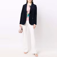 Lookbook (W) EMPORIO ARMANI FW21 經典單排扣長袖西裝外套 藍色 6K2G78-2N9EZ-0927