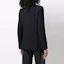 Purchase (W) Emporio Armani FW21 Blazer Hitam Berjalur Single-Breasted. BNG18-TB212-2019