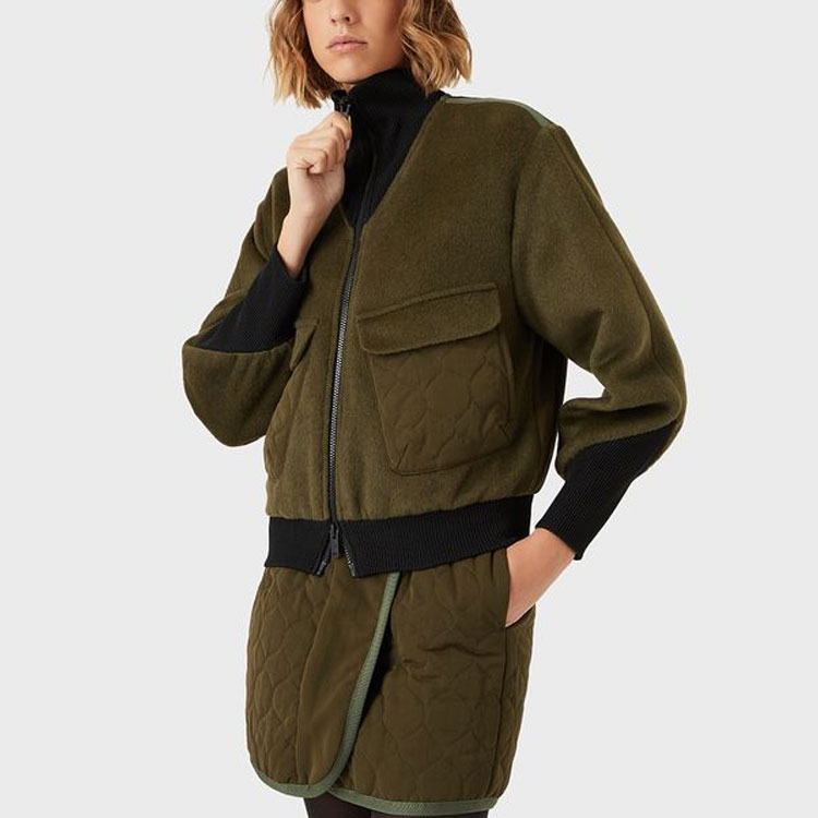 (Women) Emporio Armani FW21 Sustainable Green Wool Jacket. 6K2BA2-2N9SZ-0518 圖 4