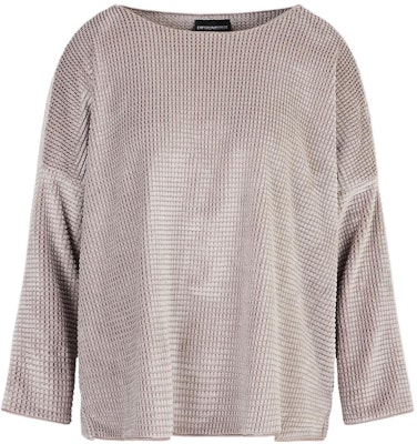 (Women) EMPORIO ARMANI FW22 Beige Solid Casual Round-Neck Long Sleeve Sweater. 6L2M8G2-JUCZ1-0131 Buy (Women) EMPORIO ARMANI FW22 Beige Solid Casual Round-Neck Long Sleeve Sweater. 6L2M8G2-JUCZ1-0131