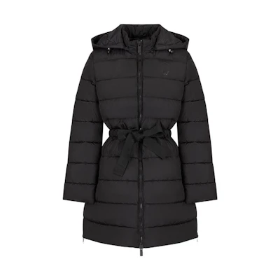 (Women) Emporio Armani FW22 Black Casual Waist-Tailored Down Jacket 6L2L73-2NGAZ-0999