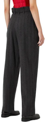 (W) EMPORIO ARMANI FW22 高腰寬鬆垂墜長褲 深灰色 H3NP41-C2124-1631 Shop (W) EMPORIO ARMANI FW22 高腰寬鬆垂墜長褲 深灰色 H3NP41-C2124-1631