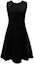 Buy (W) Vestido Negro Sin Mangas Efecto Terciopelo EMPORIO ARMANI FW22 6L2A6F-2JWPZ-0999