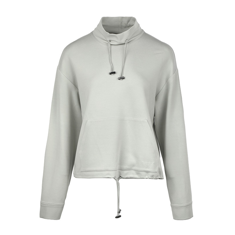 (Women) Emporio Armani FW22 Light Grey Pullover Sweatshirt Casual Mid-Neck 6L2M7A-2JSEZ-0602 圖 2